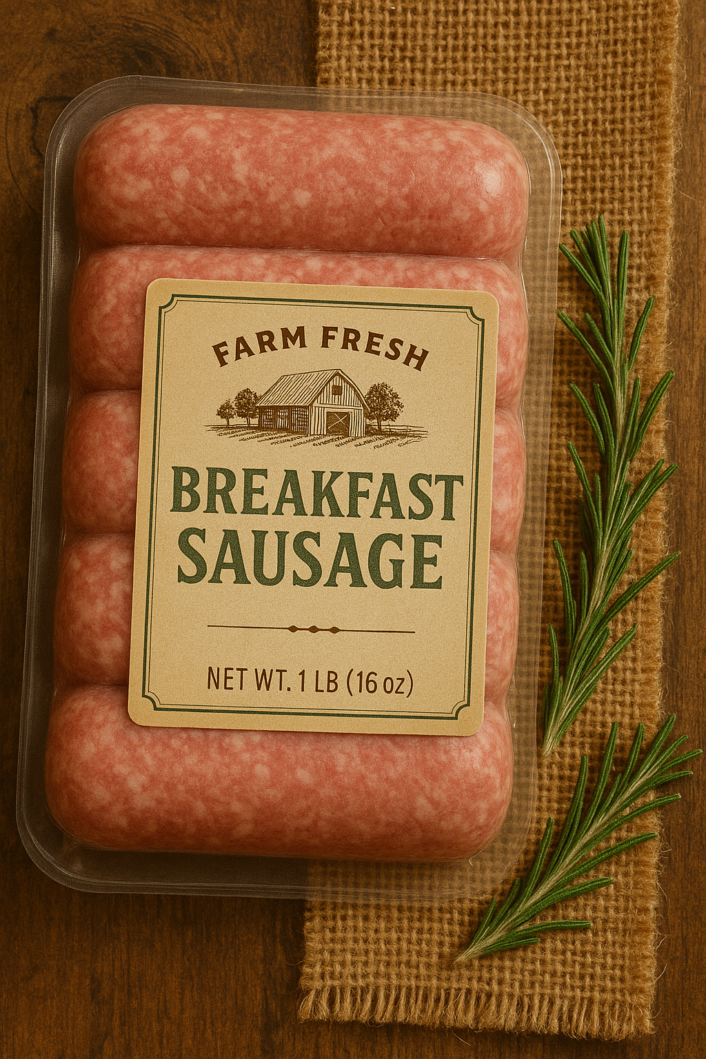 1 lb Breakfast Sausage bulk